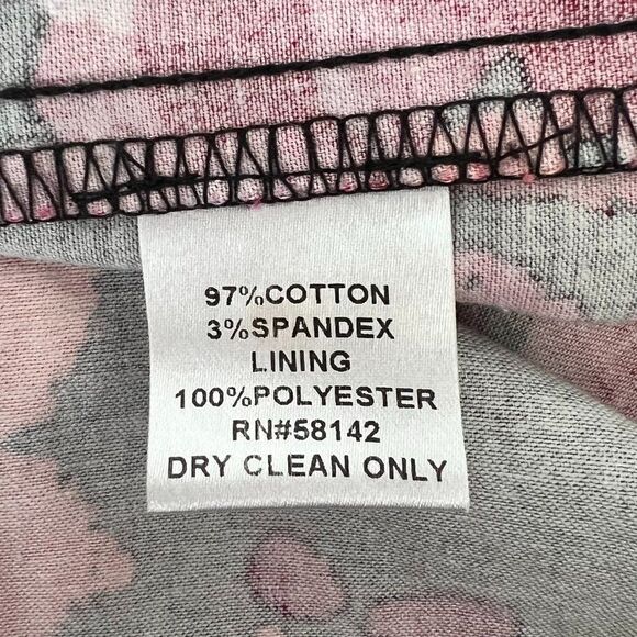 London Times Floral Sleeveless Dress Size 10 - Picture 7 of 7